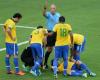 Webb se emocionó con todo el estadio cantando el himno de Brasil