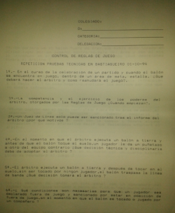 ¿Aprobarías un examen de Reglas de hace 20 años?