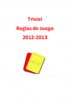 Trivial de las Reglas de Juego 2012/2013