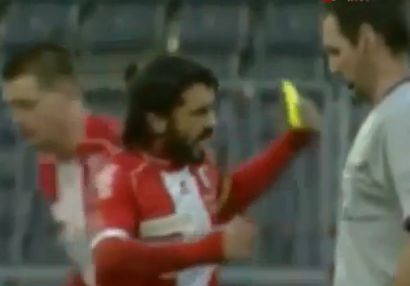 Las imágenes curiosas, con Gattuso de protagonista Las imágenes curiosas, con Gattuso de protagonista