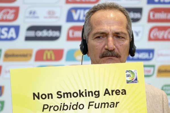 Los estadios del Mundial serán libres de tabaco