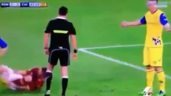 La simulación de De Rossi, la peor actuación del año.