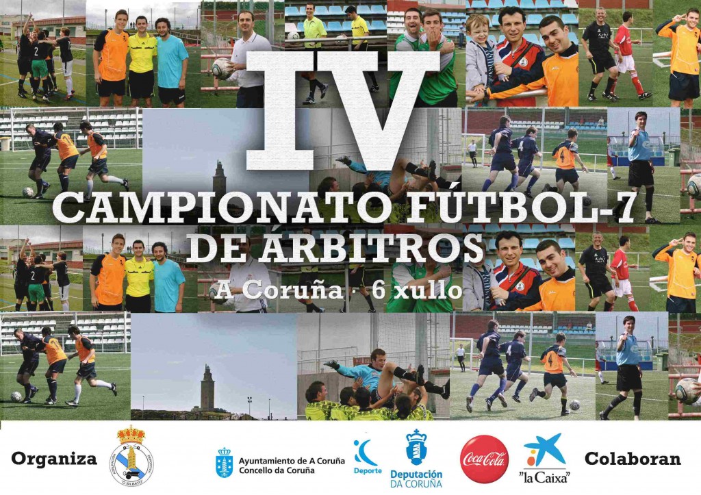 Los árbitros volverán a jugar a fútbol-7 en A Coruña