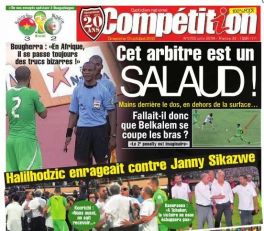 La prensa argelina insulta al árbitro del partido frente a Burkina Faso