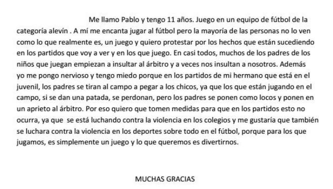 Pablo, el alevín que tiene “miedo a jugar” por culpa de los padres