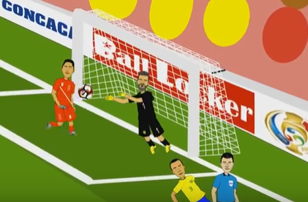 El gol de Perú a Brasil con un poco de humor
